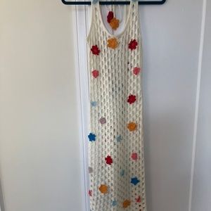 Lovers + Friends Flower Power Dress Crochet